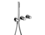 ARKA miscelatore per doccia incasso con leva deviatore a 2 uscite e kit doccia finitura cromo - Bagno Italiano