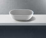 SOLID SURFACE - CORIAN Lavabo da appoggio cm 65 finitura bianco - Bagno Italiano