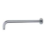 EMPORIO MOTTA Braccio soffione rotondo 400mm in acciaio inox finitura satinato - Bagno Italiano