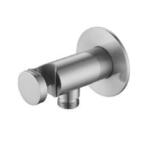 EMPORIO MOTTA Presa Acqua in acciaio inox satinato con Supporto Doccetta laterale - Bagno Italiano