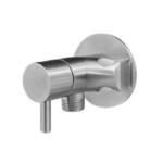 EMPORIO MOTTA Presa Acqua in acciaio inox satinato con  Rubinetto e Supporto Doccetta - Bagno Italiano