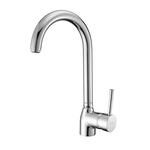 TIMER Monocomando lavello canna ponte girevole finitura granito avena - Bagno Italiano