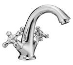 MAREA Monoblocco lavabo con scarico automatico finitura dorato con vitone ceramico - Bagno Italiano