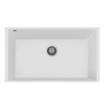 ONE 8410 Lavello cucina a una  vasca finitura micro ultragranit 72 tartufo  SOTTO-TOP - Bagno Italiano