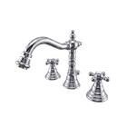 OLD FASHION Batteria bidet bocca girevole con scarico - Bagno Italiano