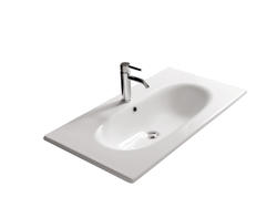 ERGO 7102 lavabo cm 85x45, monoforo - Bagno Italiano