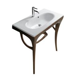 ERGO 7102+7123 lavabo cm 85x45, monoforo + struttura sottolavabo - Bagno Italiano
