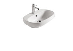 ERGO 7118 lavabo da incasso monoforo cm 60x42xh15 - Bagno Italiano