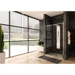 QUBO Porta doccia 160 cm finitura cromo lucido (misura 157/160 h.195) - Bagno Italiano