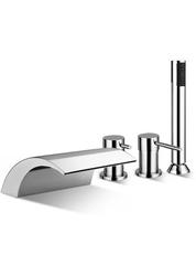HEOS 3089 Miscelatore bordo vasca 4 fori - Bagno Italiano