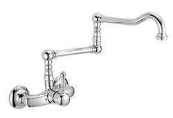 DALI' Monocomando lavello a muro snodato finitura cromo - Bagno Italiano