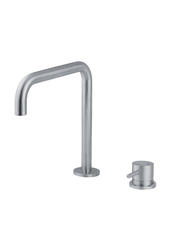 INOX Miscelatore cucina in acciaio inox  AISI316L con comando remoto e canna girevole - Bagno Italiano