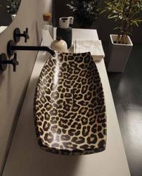 SHAKIA lavabo d'appoggio ghepardo - Bagno Italiano