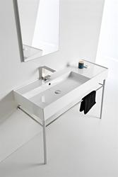 TEOREMA 2.0 120 SHELF lavabo da appoggio o sospeso - Bagno Italiano