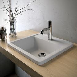 Lavabo incasso rettangolare 42 monoforo - Bagno Italiano