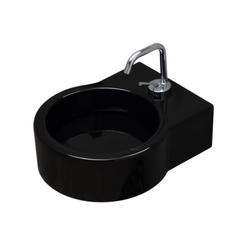 TURN lavabo d'appoggio nero - Bagno Italiano