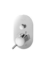 THERMO.LINE - AXIA Miscelatore termostatico coassiale per doccia incasso a 2 uscite con deviatore a pulsante - Bagno Italiano
