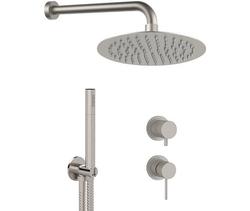 TOKYO STEEL SSTX615ZD2P7820 Set doccia completo in acciaio inox - Bagno Italiano