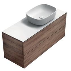 TABULAE mobile bagno sospeso cm.121x46 con lavabo a dx - Bagno Italiano