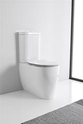MOON wc monoblocco CLEAN FLUSH + cassetta+ sistema di scarico + coprivaso - Bagno Italiano
