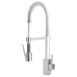 DAX 84.557P rubinetto monocomando lavello bocca a molla con asta orientabile doccia 2 funzioni - Bagno Italiano