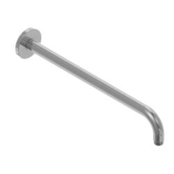 Braccio soffione rotondo 300mm in acciaio inox finitura satinato - Bagno Italiano