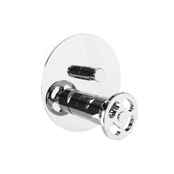 SOMBRERO Monocomando doccia incasso con deviatore finitura cromo - Bagno Italiano