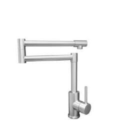 EMPORIO MOTTA Miscelatore Cucina in acciaio inox satinato con  Bocca Orientabile - Bagno Italiano