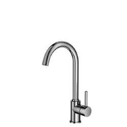 PE miscelatore lavello in acciaio inox dorato - Bagno Italiano