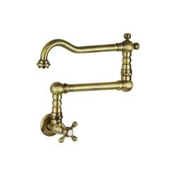 PB-62560 rubinetto riempipentola con vitone ceramico finitura ottone lucido  - Bagno Italiano