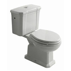 ETHOS vaso monoblocco con scarico "P" con meccanismo di scarico e coprivaso  - Bagno Italiano