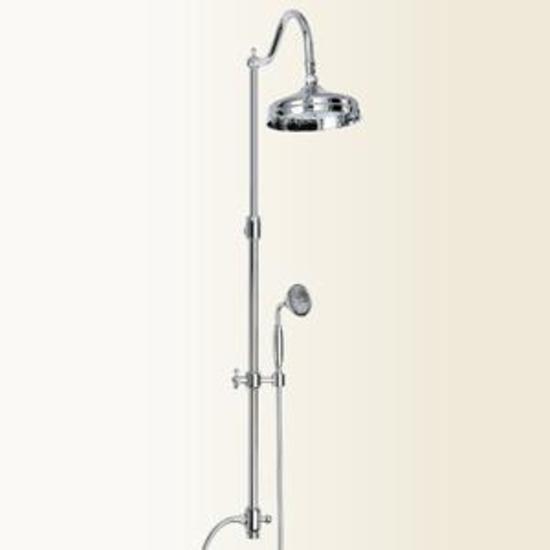 WELLNESS Colonna doccia in ottone retro' orientabile - Bagno Italiano