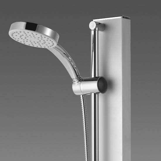 HYDRA pannello doccia in alluminio anodizzato e abs - Bagno Italiano
