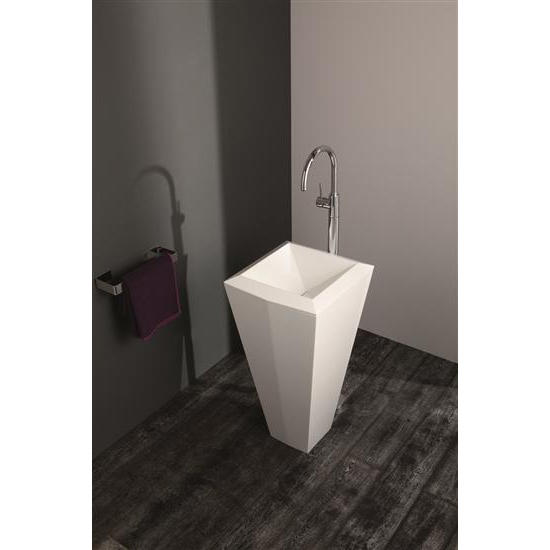 CRYSTAL lavabo centrostanza misura 45x45xh86 - Bagno Italiano