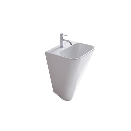 MEG11 lavabo sospeso cm 45x40 monoforo - Bagno Italiano