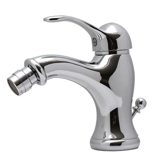 Miscelatore bidet oro in acciaio inox