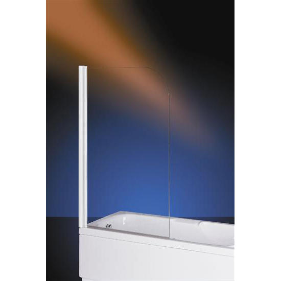 FLIPPER1 coprivasca 1 anta finitura cromo 80/82 cm trasparente (misura 80/82 h.140) - Bagno Italiano