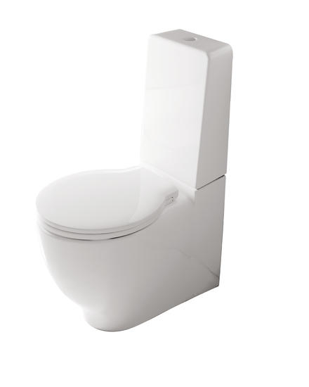 ERGO 7111+7114+7112 vaso monoblocco cm 62x37xh42 + cassetta e coprivaso - Bagno Italiano