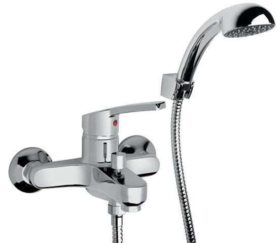 MIURA miscelatore vasca esterno completo finitura cromo - Bagno Italiano MIURA miscelatore vasca esterno completo finitura cromo - Bagno Italiano