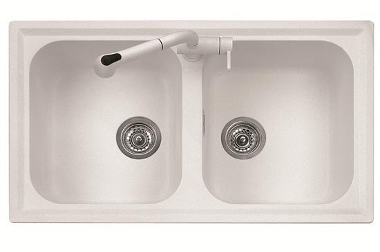 ATLANTIC 86.20 Lavello cucina a due vasche  - Bagno Italiano