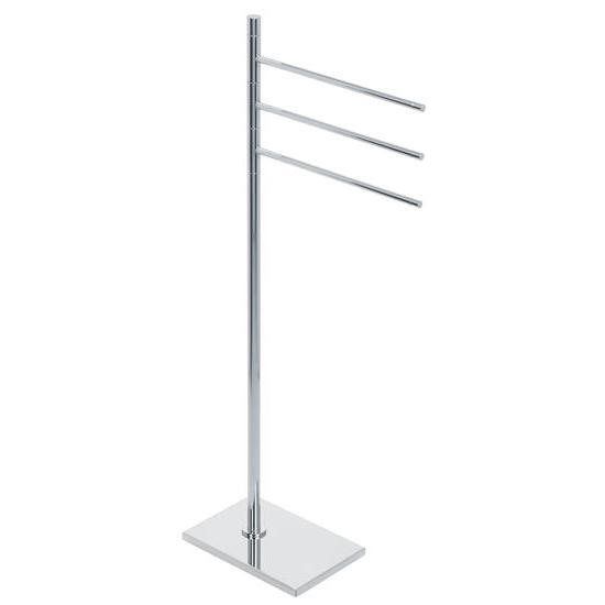 ZENITH ZE301 Piantana porta salviette con tre bracci mobili - Bagno Italiano