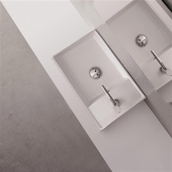 TEOREMA 8031/R41x23 lavabo da appoggio o sospeso - Bagno Italiano