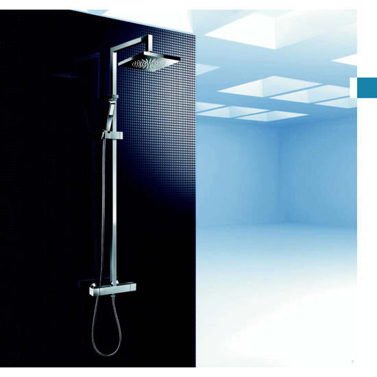 CUBO colonna doccia in ottone e abs - Bagno Italiano