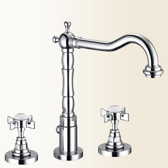LIVINGSTONE 952 batteria lavabo con canna alta - Bagno Italiano