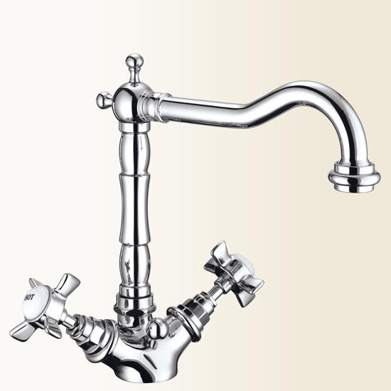 LIVINGSTONE 961 monoforo lavabo con canna alta - Bagno Italiano