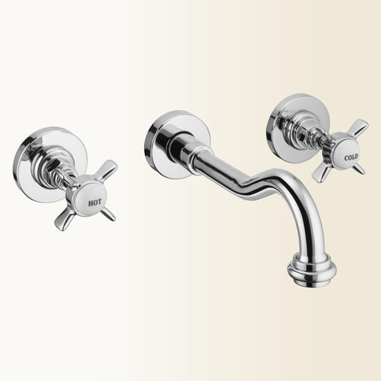 LIVINGSTONE 963 batteria lavabo a parete - Bagno Italiano