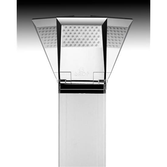 PRISMA pannello doccia in alluminio anodizzato e abs h.140 cm - Bagno Italiano