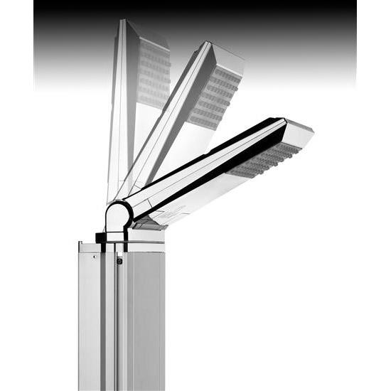PRISMA pannello doccia in alluminio anodizzato e abs h.185 cm - Bagno Italiano