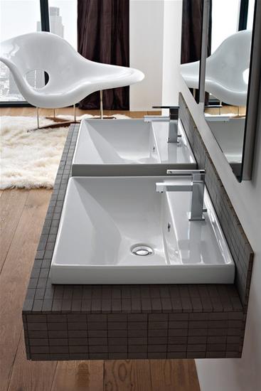 ML 60x40 lavabo da incasso o sospeso - Bagno Italiano