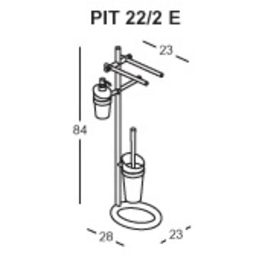 PITAGORA piantana quattro funzioni dispenser - Bagno Italiano